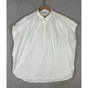 Madewell Shirt Womens XL White Oversized‎ Cotton Preppy Casual Cotton